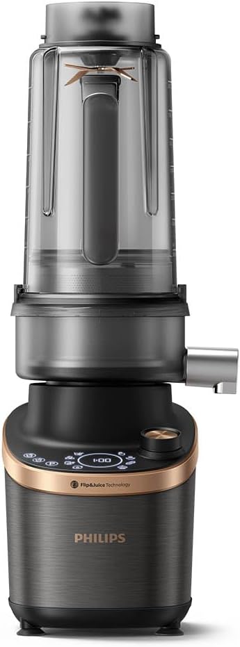 Flip&Juice Blender - 1500W, 2L Capacity, Digital 12 Setting, Set Programs, Quick Cleaning - HR3770/00