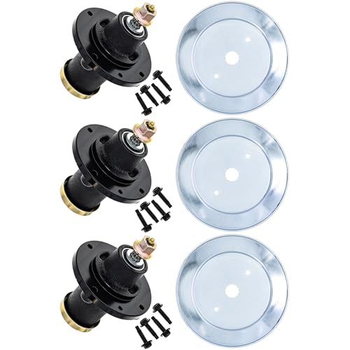 8TEN Spindle Kit for Husqvarna 539131898 532175708 7.25-Inch 3 Pack