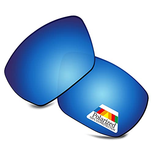 Image of Bwake POLARIZED Replacement Lenses for Costa Del Mar Tuna Alley Sunglasses - Ice Blue POLARIZED
