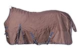  HKM Highneckdecke -Utah- mit Polarfleecefutter, Dunkelbraun, 155