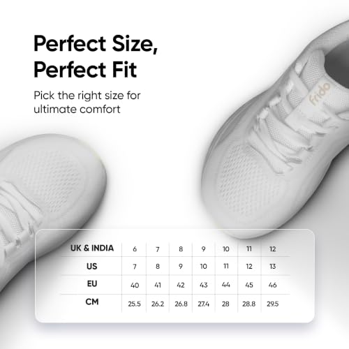 Image of Frido Active Walking Shoes for Men & Women | Lightweight Breathable Mesh Upper | Zero-Drop Sole with Wide Toe Box for Natural Movement | Cushioned Comfort Lace-Up Sneakers