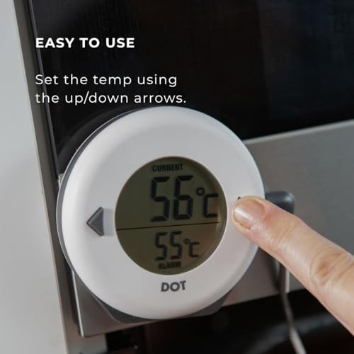 Thermapen DOT Digital Oven Thermometer for Meat Roasting — BBQ Thermometer Probe with Loud Alarm, Water-Resistant BBQ Meat Thermometer, Reads Up to 300 °C, 1.2m Meat Probe Included - Image 6