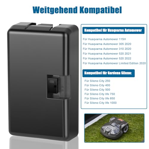 REACELL 18V 4000mAh Akku Kompatibel für Husqvarna Automower 115H/305/310/315/315X (2020), Ersatzakku für Gardena Sileno City/Life, für Gardena sileno minimo 250 Mähroboter – Bild 5