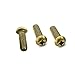 M5 Brass Phillips Pan Head Machine Screws Qty 64-Piece Assortmrnt Set,M5x6 M5x8 M5x10 M5x12 M5x16 M5x20 M5x25 M5x30mm