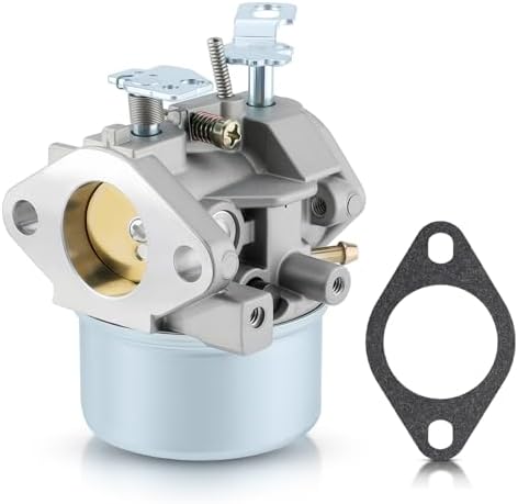 AUTOKAY 640349 640052 Carburetor with Gasket for Tecumseh LH318SA 640054 640058 640058A 8hp 10hp Engine Snowblower Generator Chipper Shredder