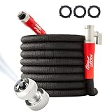 Pocket Hose 75 FT Silver Bullet 2.0 Expandable Garden Hose w/Turbo Shot Nozzle,...