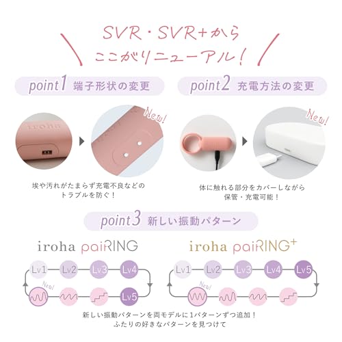 iroha イロハ ペアリング ベリーペリ カップル用 バイブ SVR - 画像5