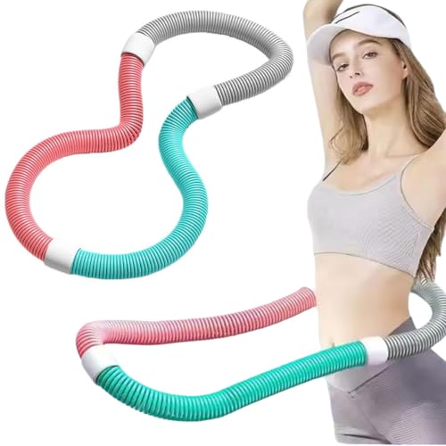 karonpeln フラフープ ダイエット ベリー フィットネス PVC ソフトスプリング 折りたたみ式 持ち運び簡単 ポータブル 大人用 重い 静音設計 フラサークル ストライン訓練 有酸素運動 脂肪燃焼 ウエスト 背中 脚 胸 エクササイズ 筋トレ シ