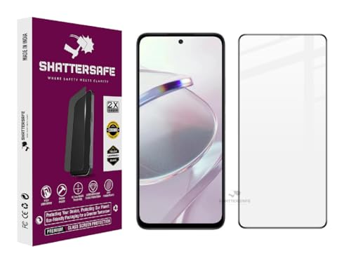 Image of Shattersafe Oleophobic Tempered Glass Screen Protector Compatible For Nothing Phone 2 [Pack of 1]. Edge To Edge Full Screen Protection With Easy Installation Kit & Case Friendly Fit.
