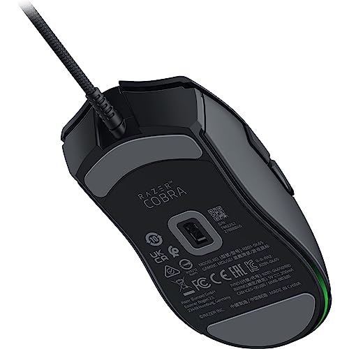 Cobra - Mouse da gioco cablato leggero Chroma RGB (leggero da 57g, interruttori mouse di terza generazione, illuminazione Chroma con luce soffusa sfumata, regolazioni precise del sensore) Nero - Mouse gaming - Immagine 11