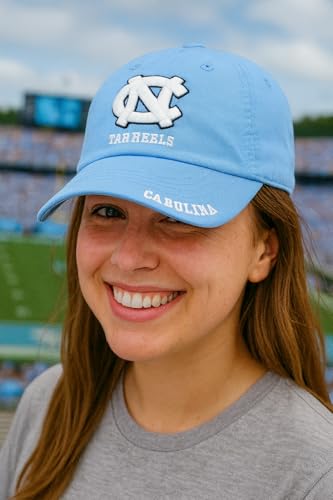 Gorra ajustable oficial UNC Tar Heels azul miniatura 4