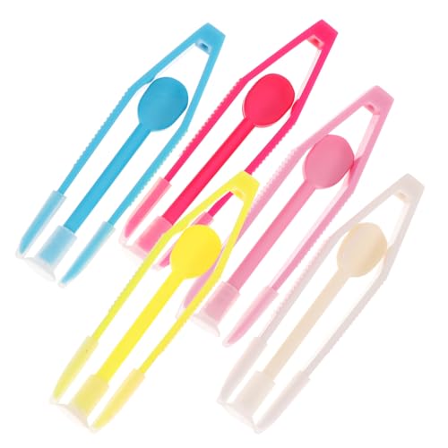 Hoement 5 Ensembles Set de Pinces et Ventouses pour Lentilles de Contact Accessoires Pratiques pour Mettre et Retirer Lentilles Outils de Voyage Compacts et Faciles à Transporter