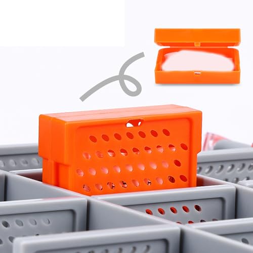 Boîte de rangement pour appâts avec compartiment réglable pour la pêche - 2