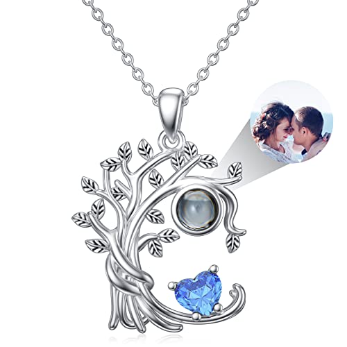 Dorunmo Personalized Photo Picture Projection Necklace...