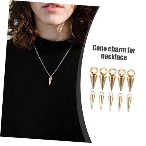 Création de Bijoux DIY : 80 breloques cônes et accessoires pour colliers faits main - 7