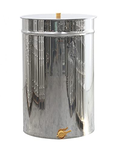 MATURATORE Inox per Miele con GHIERA - kg 400 Rubinetto in Nylon