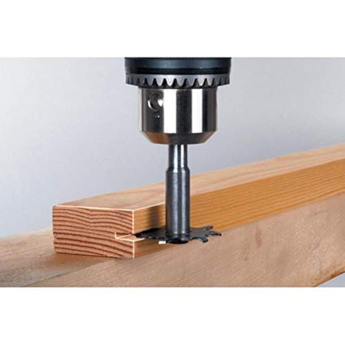 wolfcraft Schlitzfräser WS ø30 mm I 3264000 I WS-Fräser aus Werkzeugstahl zum Fräsen in Hart- und Weichholz