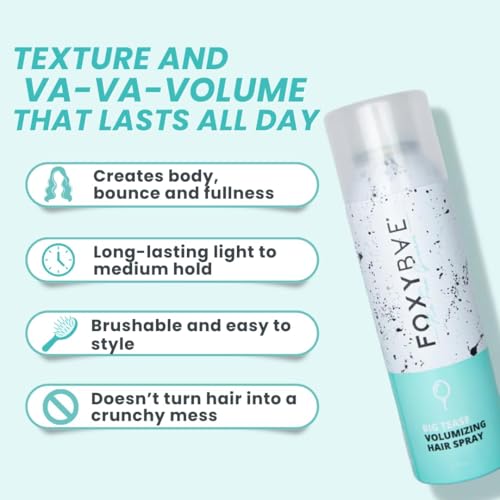 FoxyBae Volumizing Hair Spray para volumen y fijación miniatura 2