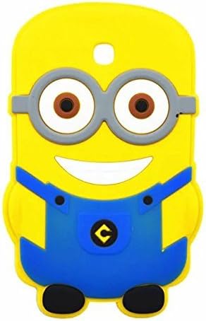 Galaxy T230 Case Galaxy Tab 4 T230 Silicone Case,Bat King 3D Cute Cartoon Yellow Slave Soft Silicon Gel Rubber Case Cover Skin for Samsung Galaxy Tab 4 T230/T230NU/T231/T235(Yellow Slave)