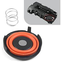 1 PC Automotive Engine PCV Valve Cover, OEM# 25198874 55573746 PCV Valve Cover Repair Membrane Kit, PCV Valve Replacement for Chevy Cruze Valve Cover, Compatible with Chevrolet Cruze Black