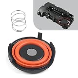 Anyhut 1 PC Automotive Engine PCV Valve Cover, OEM# 25198874 55573746 PCV Valve Cover Repair Membrane Kit, PCV Valve Replacement for Chevy Cruze Valve Cover, Compatible with Chevrolet Cruze (Black)
