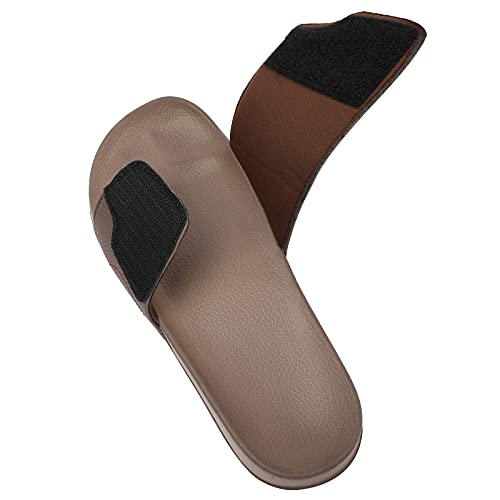 NewDenBer Men's Comfort Slide Sandals Lightweight EVA Rubber Slip on Sandals4