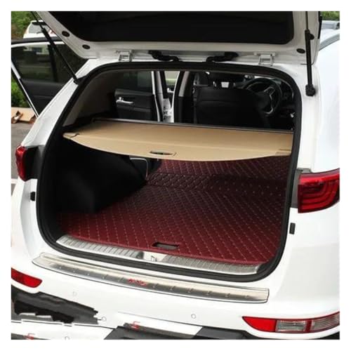 Rideau de coffre Peugeot 3008 rétractable et pare-soleil arrière beige