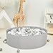 Foldable Ball Pit for Toddlers Large Foldable Puppy Dogs Cats Baby Infant Kids Portable Corner Ball-Pit Big Pop Up Collapsible Soft Play Tent Indoor Outdoor (Balls no Include) Gray