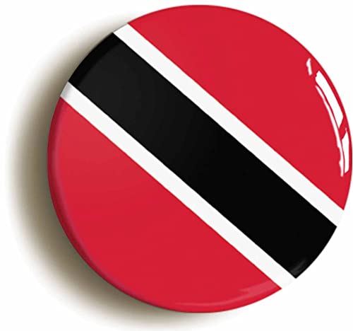 Ozorath TRINIDAD AND TOBAGO NATIONAL FLAG BADGE BUTTON PIN (Size is 1inch / 25mm diameter)