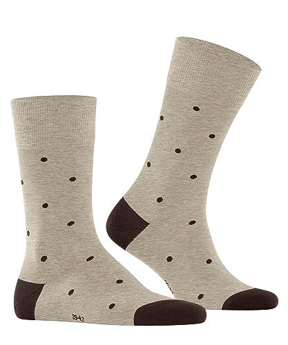 Image of FALKE Men's Dot Socks, Breathable, Crew, Casual or Dress, Polka Dots, 1 Pair