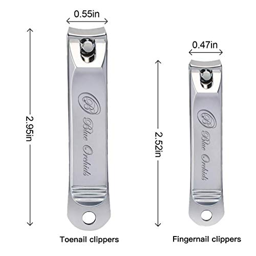 Nail Clippers - Fingernail And Toenail Clipper For Men And Women – Mens Nail Cutter Trimmer For Toe Nail And Finger Nail With Nail File And & Slant Tweezers #TOP1