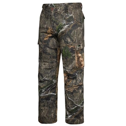 Mossy Oak Men's Hunting Pants Camo Cotton Mill Flex