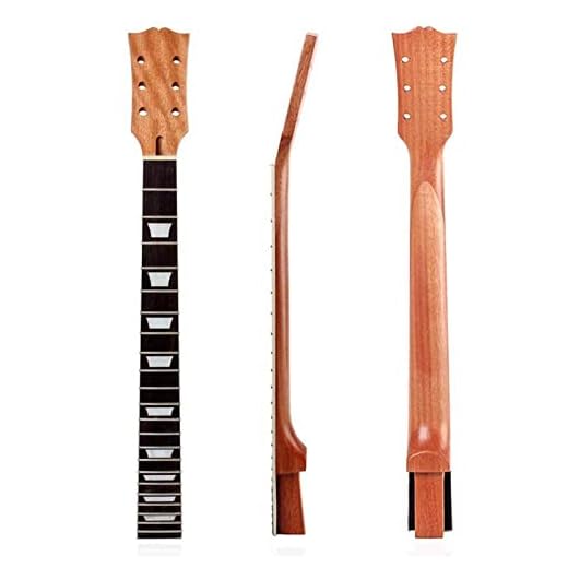 Guitarra Elétrica Pescoço DIY Para Peças De Guitarra LP Substituir 22 Trastes Acessórios De Guitarra Elétrica Substituição pescoço guitarra