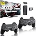 Whatsko Retro Konsole Spielkonsole Game Stick 4K, Retrolink 20000+ Spiele mit 2 Wireless Controllers Gamepad-64G, Plug and Play Video Game Console für TV HDMI, Geschenke für Kinder Erwachsene