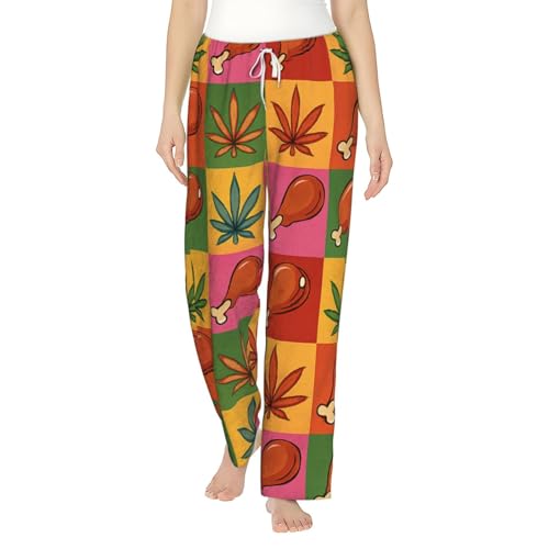 Pantalon pyjama polaire dinde pour femme pour s'offrir un moment de douceur pure