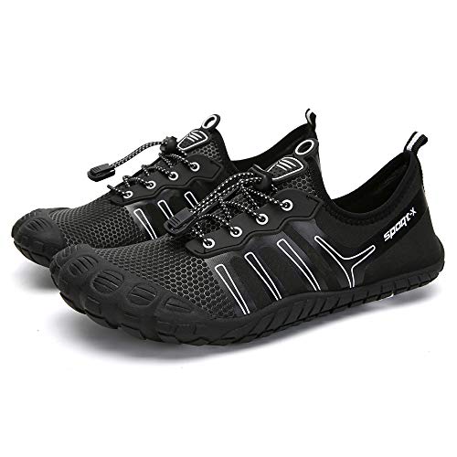 Ajcoflt Homens Mulheres Sapatos de Água Esporte Secagem Rápida Macia Anti Deslizamento Ao Ar Livre C
