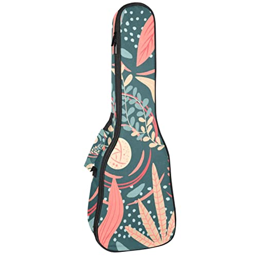 Housse ukulélé ténor 60 cm étanche housse sac à dos rembourré motif floral