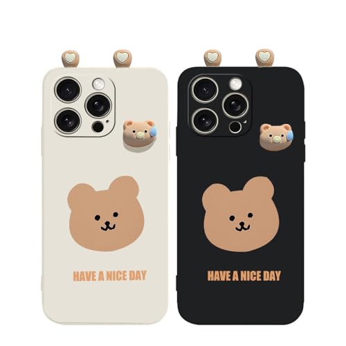 Compatible con Realme X50 5G/Realme X3 SuperZoom – Funda de Silicona con Osito 3D Adorable