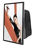 JPIYEIC 27' LCD Advertising Backpack, 1000nits Brightness Digital Backpack Display, Human Walking Billboard Sending Program with U-Disk/Phone APP, and CMS Input Auto ADS Player, Android OS