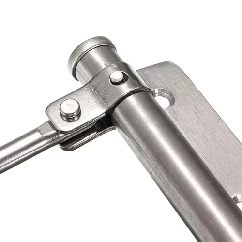 Cierrapuertas de aluminio para el hogar: resorte automático ajustable y hardware suave 6
