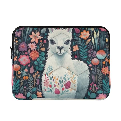 Funda para portátil Alpaca Wildflowers 13-14 pulgadas miniatura 1