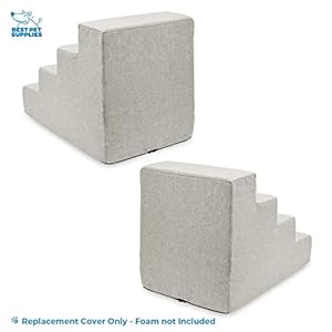 Best-Pet-Supplies-Dog-Stairs-for-Small-Dogs-Cats-Foam-Pet-Steps-Portable-Ramp-for-Couch-Sofa-and-High-Bed-Non-Slip-Balanced-Indoor-Step-Support-Paw-Safe-No-Assembly-Sand-4-Step - Cucciolini Doodles   Best-Pet-Supplies-Dog-Stairs-for-Small-Dogs-Cats-Foam-Pet-Steps-Portable-Ramp-for-Couch-Sofa-and-High-Bed-Non-Slip-Balanced-Indoor-Step-Support-Paw-Safe-No-Assembly-Sand-4-Step