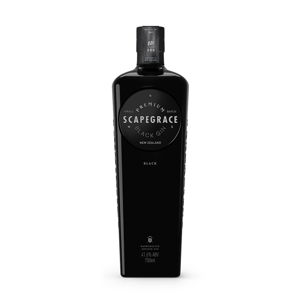 Scapegrace Small Batch Premium Black Gin, 70 cl (1 bottle)