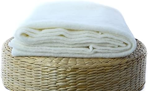 Wool Quilt Batting 72"x90" for Patchwork Quilting Sewing Wadding