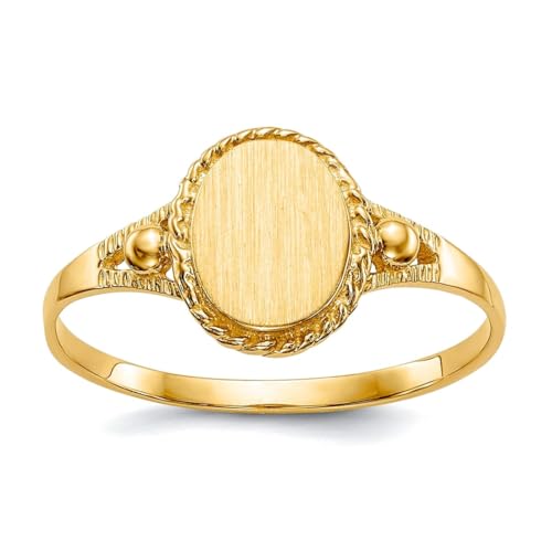 Chevalière or jaune 10k massif bague anti-déformation fine 1mm