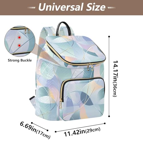 KLL Abstract Line Stain Modern Decor Backpacks for Women Stylish Multipurpose Ladies Backpack Shoulder Bag for Yoga Sports Travel3