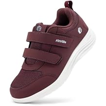 FitVille Diabetic Shoes for Women Wide Width Lightweight Comfortable Extra Wide Walking Shoes Womens Diabetic Shoes with Adjustable Strap
