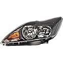 HELLA 1EE 354 257-031 Scheinwerfer - Ford Focus II (DA_, HCP, DP) - schwarz - für Rechtsverkehr - links