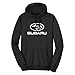 Subaru Logo Black Basic Pullover Forester Impreza WRX STI Hoodie Sweatshirt (Large)