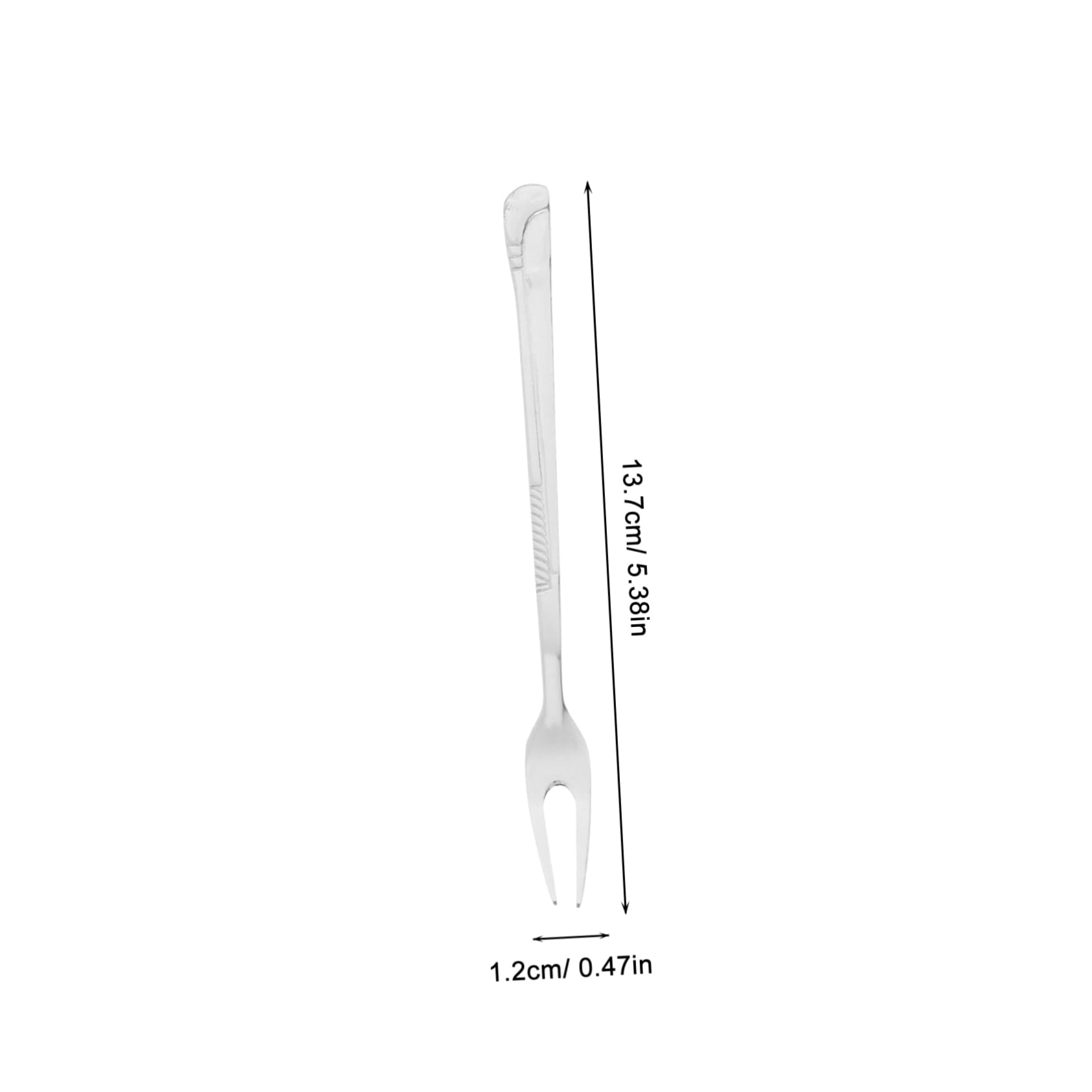 HOLIDYOYO Essential Serving Forks 6-piece Stainless Steel Fruit Fork Set for Appetizers Desserts